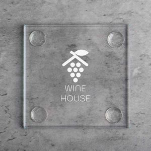 Square Glass Coaster