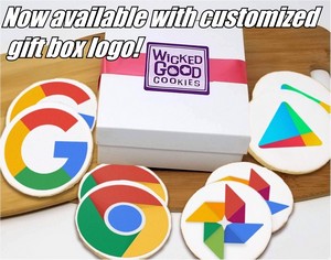 Square Logo Cookie Gift Box