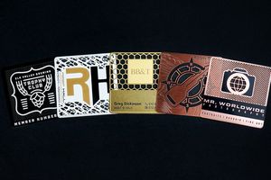 Square Metal Business Cards