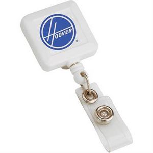Square Retractable Badge Holder