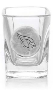 Square Shot Glass with Medallion