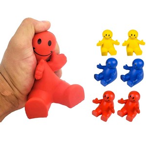 Squeezable Smile Face Guy Phone Holders