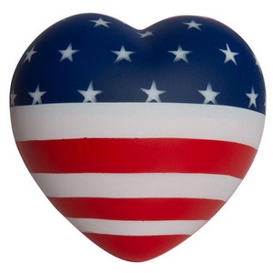 SqueeziesÂ® Stress Reliever Flag Heart