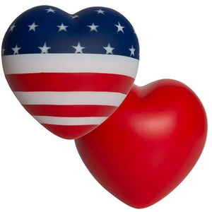 SqueeziesÂ® Stress Reliever Flag Heart