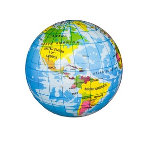 SqueeziesÂ®Printed Globe Stress Reliever