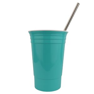 Stainless Steel Straw -- Black