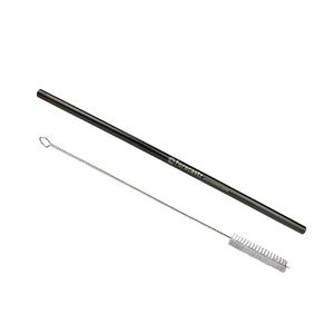 Stainless Steel Straw -- Black