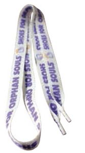 Standard Polyester Dye Sublimated Â¾"x45" Shoelaces Pair (Domestically Produced)