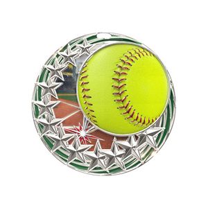 Star Blast Softball Medal