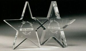 Star Paperweight Award (6"x3/4")