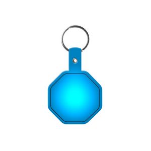 Stop Sign Flexible Key Tag