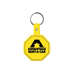 Stop Sign Flexible Key Tag