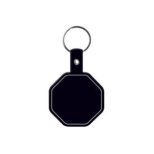 Stop Sign Flexible Key Tag