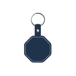 Stop Sign Flexible Key Tag