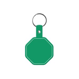 Stop Sign Flexible Key Tag