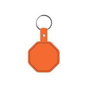 Stop Sign Flexible Key Tag