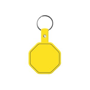Stop Sign Flexible Key Tag