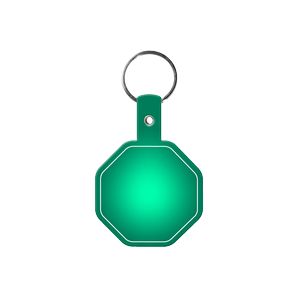 Stop Sign Flexible Key Tag