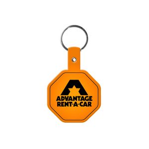 Stop Sign Flexible Key Tag