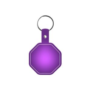 Stop Sign Flexible Key Tag