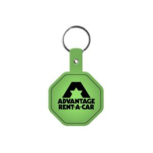 Stop Sign Flexible Key Tag