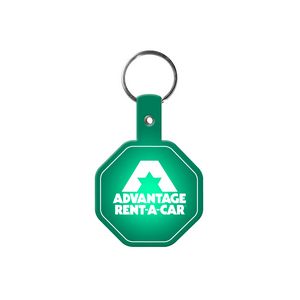 Stop Sign Flexible Key Tag