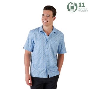 Storm Creek Men's Enthusiast 4-Way Stretch Printed Short Sleeve Outdoor Shirt