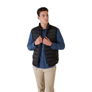 Storm Creek Men's Pacific Puffer 100 GSM Insulated Faux Down Packable Quilted Vest