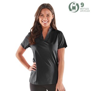 Storm Creek Women's Optimist II Microstripe Short Sleeve Polo