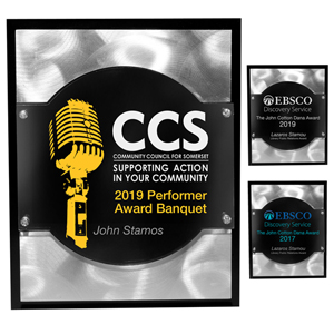 Strata Highlight Plaque w/4-Color Process (8"x 10"x 3/4")