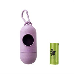 Straw Eco Biodegradable Bone Shaped Dog Bag Dispenser