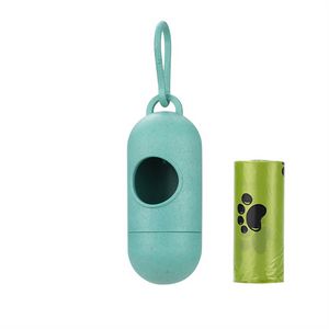 Straw Eco Biodegradable Bone Shaped Dog Bag Dispenser