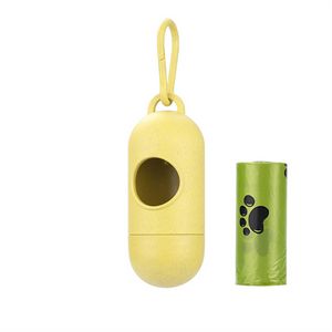 Straw Eco Biodegradable Bone Shaped Dog Bag Dispenser