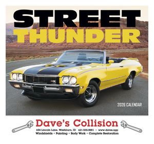 Street Thunder Appointment Calendar - Stapled