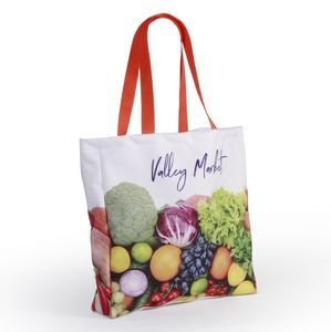 Structured Tote Bag Med- FULL COLOR