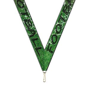 Sublimated Football Neckband w/ Quick Clip (7/8" X 34")