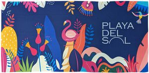 Sublimated Sand Free Beach Towel