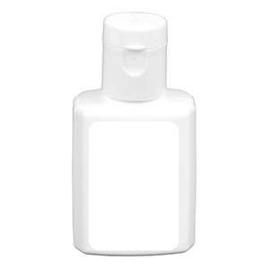 "SunFun" .5 oz Broad Spectrum SPF 30 Sunscreen Lotion In Solid White Flip-Top Squeeze Bottle