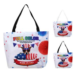 TERRA Made In USA PET Full Color Sublimation Tote â€“ Large TERRA Made In USA PET Full Color Sublimat