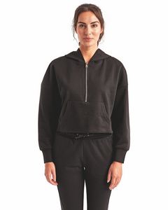 TRI DRI BY REPRIME Ladies' Alice Half-Zip Hooded Sweatshirt