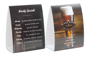 Table Tent - Horizontal