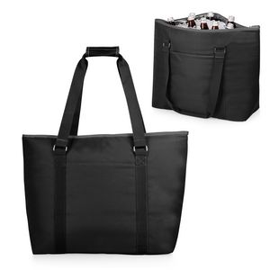 Tahoe Canvas Cooler Tote w/Zipper Pocket