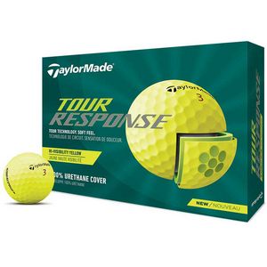 TaylorMade Tour Response Logo Golf Balls - 1 Dozen/1 Pole