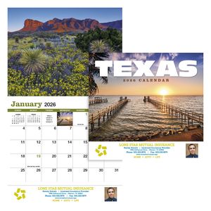 Texas Appointment Calendar - Stapled