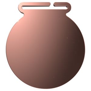 Texture Tone® Bright Small Smooth Medallion (2-1/2")