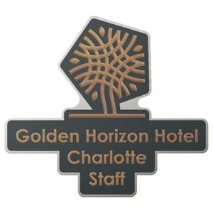 Texture ToneÂ® Custom Shaped Name Badges (Various Sizes)