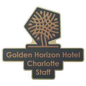 Texture ToneÂ® Custom Shaped Name Badges (Various Sizes)