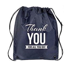 Thank You Drawstring Bag