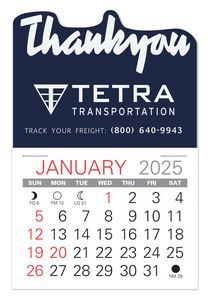 Thank You Value Stick Adhesive Calendar