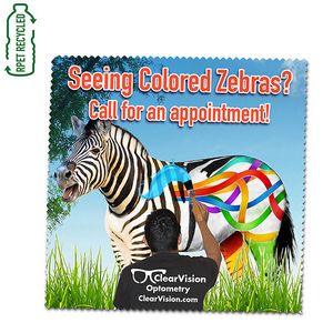 "The Full Color Napier " - 5" x 5 " Full Color Sublimation Recycled RPET Polyester Microfiber